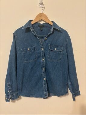 Ralph Lauren Blue Denim Shirt with LRL Label